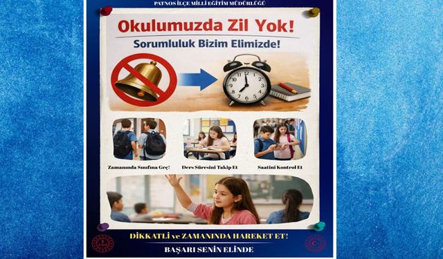 Patnos’ta zilsiz eğitim dönemi başlıyor