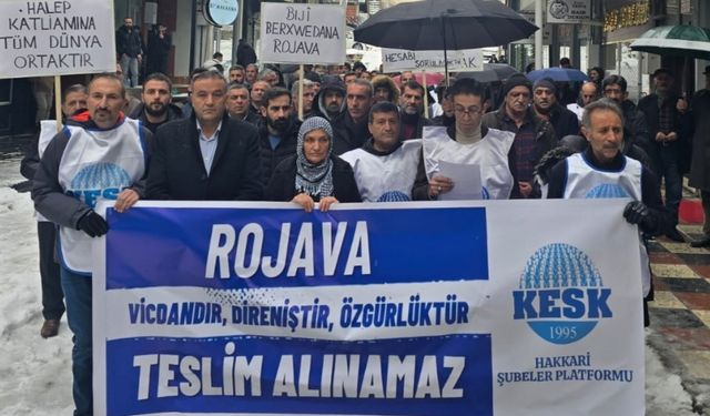 Hakkâri KESK’ten Halep’teki Saldırılara Sert Tepki