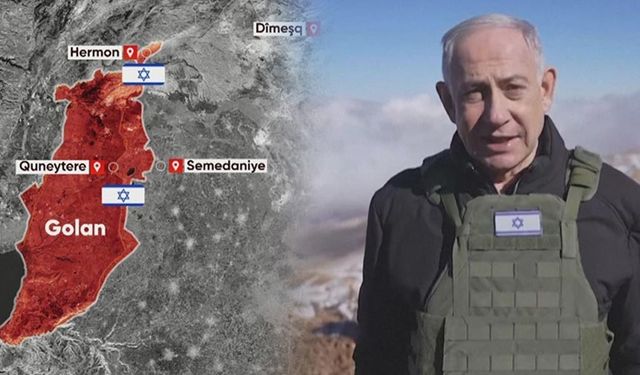 İsrail Başbakanı Netanyahu Suriye’ye gitti