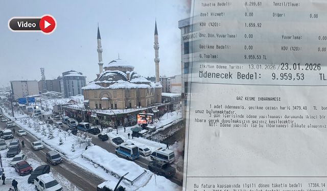 Yüksekova'da doğalgaz faturaları vatandaşı mağdur ediyor