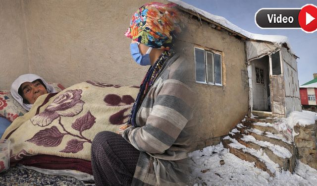 Yüksekova’da Vicdanları Sızlatan Görüntü: Yatalak Kadın Sobasız Odada