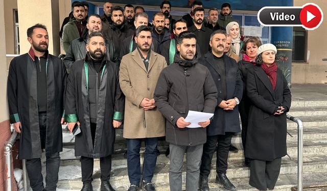 Yüksekova'da Suriye'deki gelişmelere ilişkin tepki