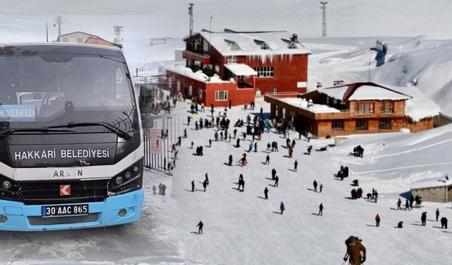 Hakkari Kayak Merkezi’ne Hafta Sonu Servisleri Başlıyor