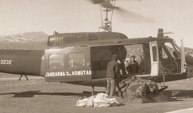 Çaldıran depreminin 50’nci yılında jandarmadan tarihi helikopter paylaşımı