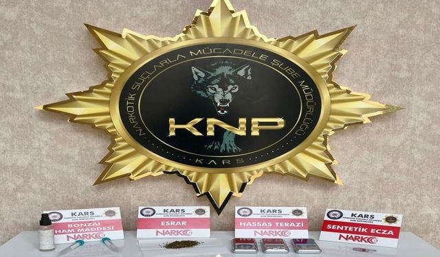 Kars’ta uyuşturucu operasyonu: 2 tutuklama