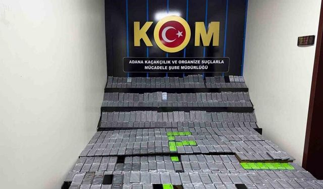 Kolilerden su değil kaçak telefonlar çıktı