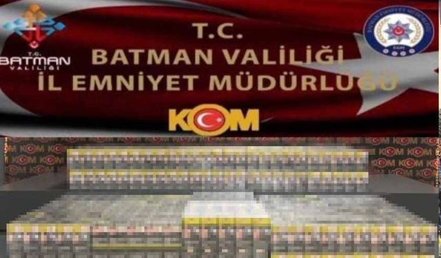 Batman’da kaçakçılık operasyonu