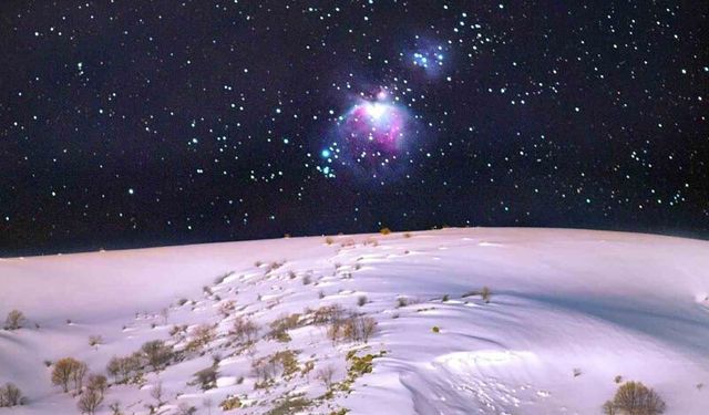 Bitlis’te uzay tutkunlarından nefes kesen çekim