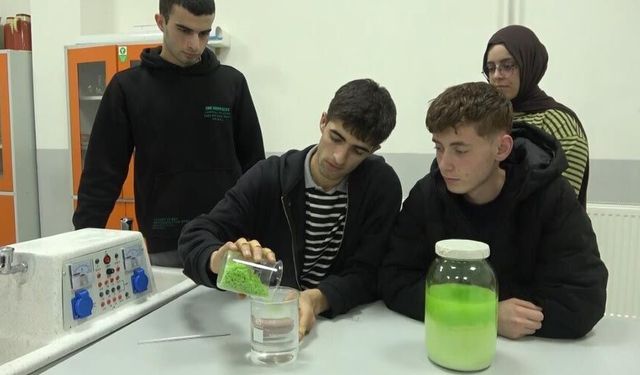 Öğrencilerden örnek proje: Atık yağlar sıvı sabuna dönüşüyor