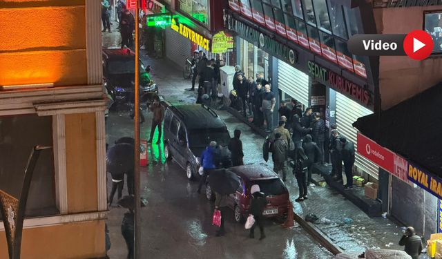 Yüksekova Çarşı Merkezinde İki Grup Arasında Gerginlik