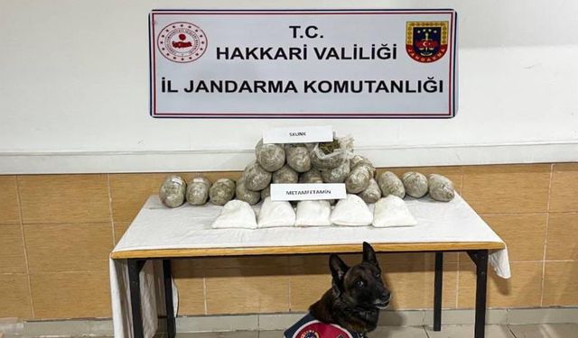 Hakkari’de çok sayıda yasaklı madde ele geçirildi