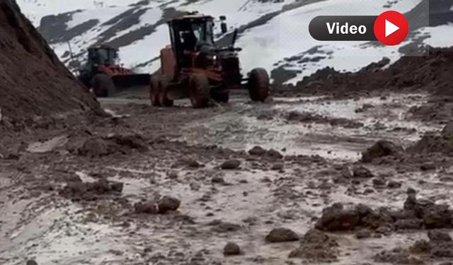 Yüksekova–Hakkâri kara yolunda heyelan: Ulaşım kontrollü sağlanıyor