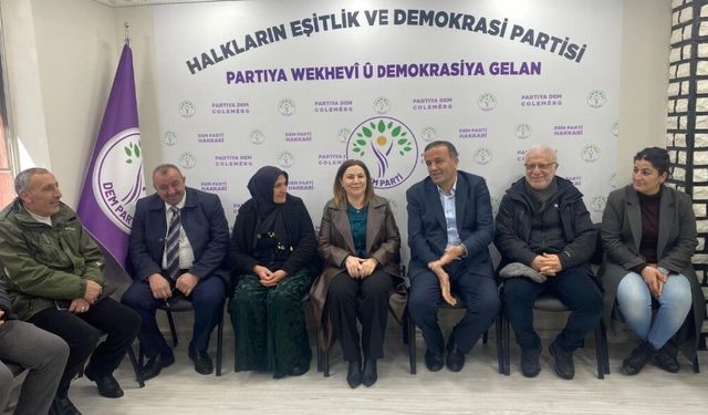 CHP Hakkâri İl Başkanlığı’ndan DEM Parti’ye Ziyaret