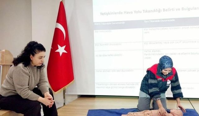 Tunceli’de ilk yardım eğitim sertifikasyon eğitimi