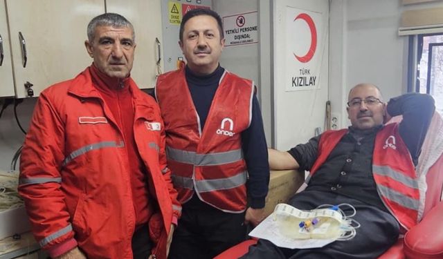 Kan Bağışına Yoğun İlgi: Sümbül Dağı Rakımlı Kan Bağışı Sürüyor