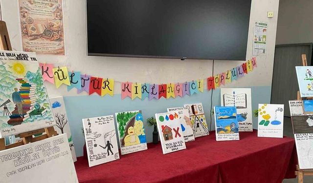 Atasözleri ve deyimler hayal gücüyle tuvale yansıtıldı