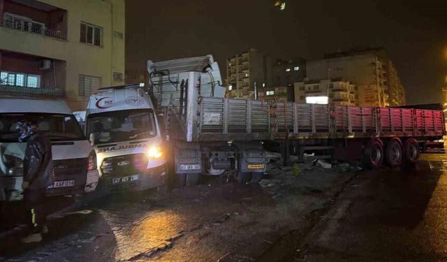 Mardin’de zincirleme trafik kazası: 4 yaralı