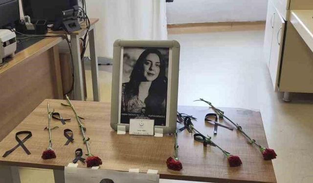 Kazada hayatını kaybeden sağlıkçı için anma etkinliği