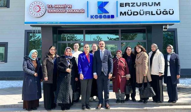TOBB Erzurum kadın girişimciler kurulu icra toplantısı KOSGEB’te yapıldı