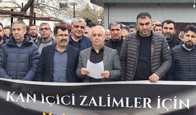 Kahta’da, ABD ve İsrail’in İran’a saldırıları protesto edildi