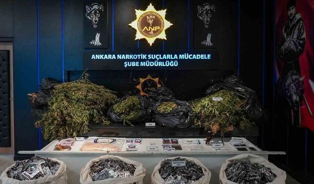Ankara’da narkotik operasyonu: 105 gözaltı