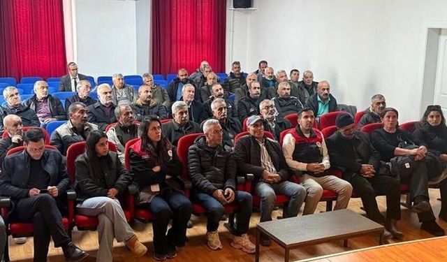 Tunceli’de üreticilere TARSİM bilgilendirmesi