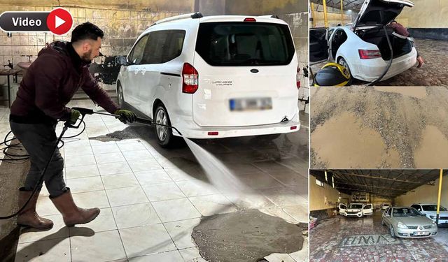 Yüksekova'da karların erimesiyle oto yıkamacılarda yoğunluk arttı