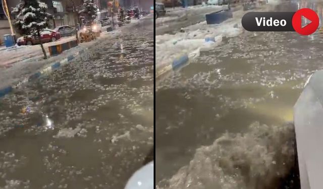 Yüksekova Çarşı merkezi suya teslim oldu : Vatandaşlar zor anlar yaşadı