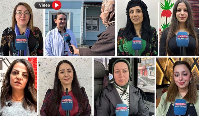 Yüksekova’da Kadınlar 8 Mart İçin Seslerini Yükseltti
