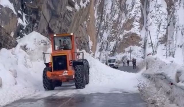 Çığ tehlikesi: Yüksekova ve Şemdinli'de 2 yol kapatıldı!