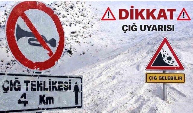 AFAD’dan Van için çığ uyarısı