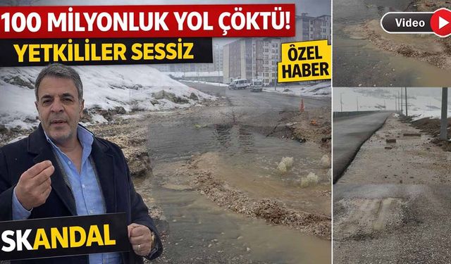 Başkan Yiğit'ten  Tepki “100 Milyon TL’lik Yatırım Çöktü"
