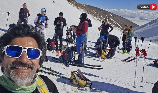 Avrupalı Profesyonel Dağcılar Yüksekova’da Dağ Kayağı Yaptı