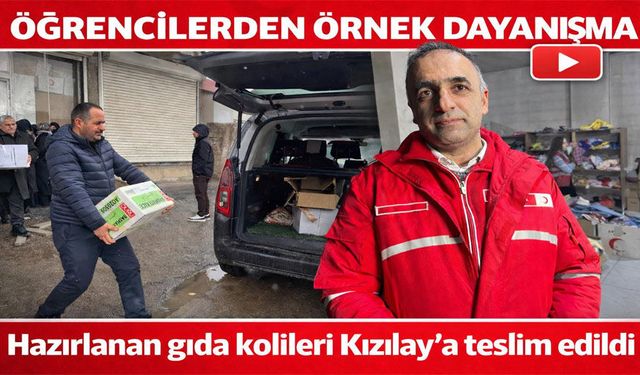 Yüksekova’da öğrencilerden örnek dayanışma