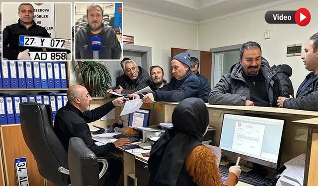 Yüksekova'da ceza almak istemeyen sürücüler odaya akın etti