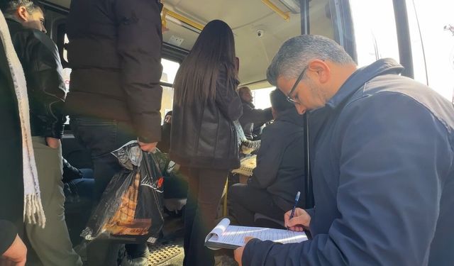 Yüksekova’da Servis Araçlarına Sıkı Denetim