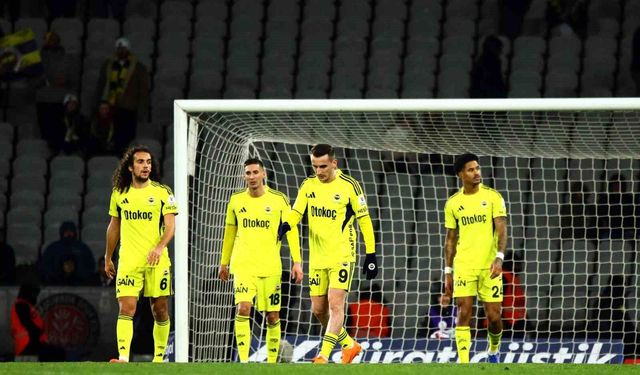 Fenerbahçe, Fatih Karagümrük'e mağlup oldu