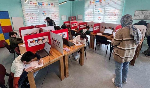 Van’da Deneyap e-sınav heyecanı