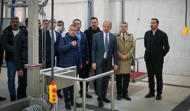 Vali Taşyapan’dan Mezbahane ve Atık Yönetim Tesislerine Ziyaret