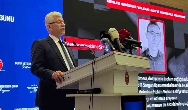 Eroğlu: "Sağlıklı toplum hedefini gerçekleştirmek için mutlaka veteriner hekimlik hizmetlerine ihtiyaç var"