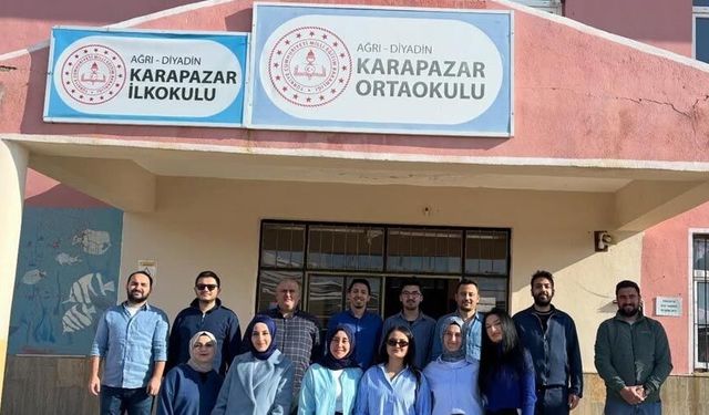 Diyadin’de maviyle yükselen farkındalık