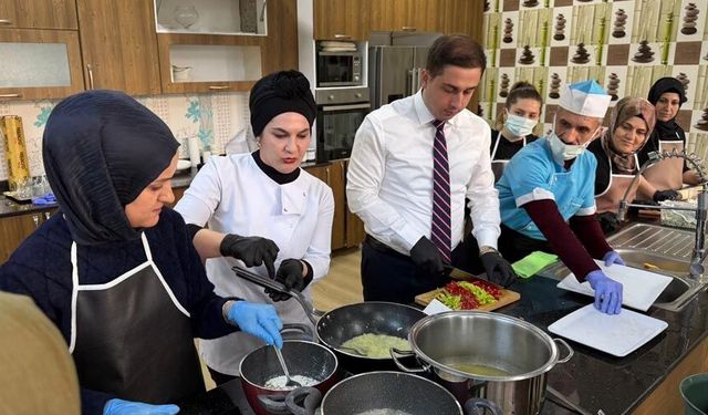 Sason’da gençlere meslek kapısı: Aşçı yardımcılığı kursuna yoğun ilgi