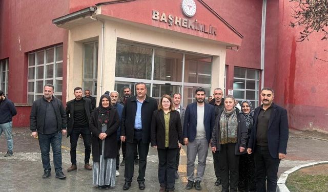 Hakkari’de DEM Heyetinden Hastaneye Ziyaret