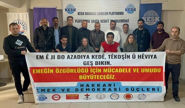 Hakkari’de 1 Mayıs Çağrısı: “Alanlarda Dayanışmayı Büyütelim”