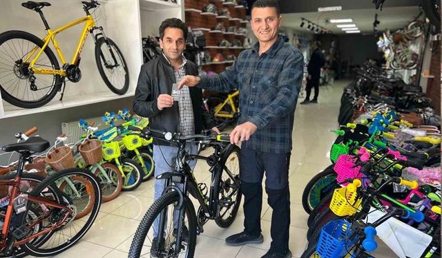 Van’da bahar mevsimi bisiklet sektörünü hareketlendirdi