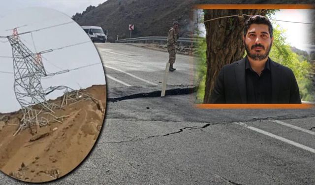 Hakkari-Van Karayolu’ndaki Heyelana Milletvekili Düşünmez’den Tepki