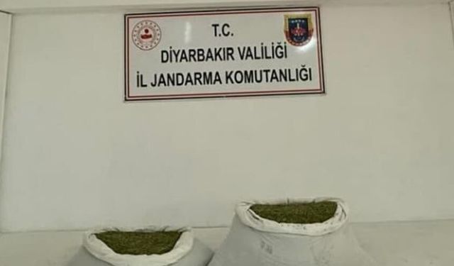 Diyarbakır’da 14 buçuk kilo uyuşturucu ele geçirildi