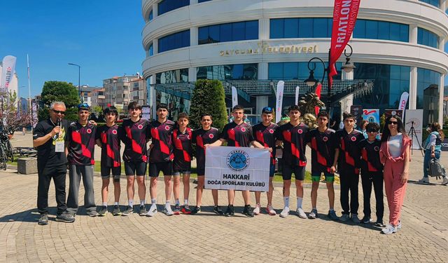 Hakkari Doğa Sporları Kulübü Türkiye İkincisi Oldu