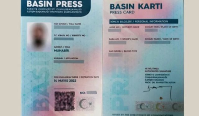 Gazetecilere yeni kolaylık: Basın kartı tek başına kimlik sayılacak