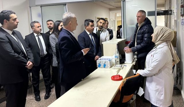 Hakkari İl Sağlık Müdürü’nden Hastanelere Yerinde İnceleme